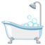 Download Bathtub emoji, Google style