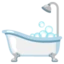 Bathtub emoji, Google design