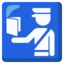 Passport Control emoji, Google design