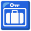 Left Luggage emoji, Google design