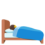 Person In Bed emoji, Google design