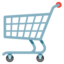 Shopping Cart emoji, Google design