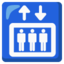 Elevator emoji, Google design