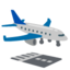 Download Airplane Arrival emoji, Google style