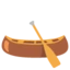 Canoe emoji, Google design