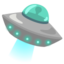 Download Flying Saucer emoji, Google style
