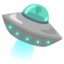 Flying Saucer emoji, Google design