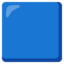 Blue Square emoji, Google design