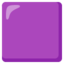 Purple Square emoji, Google design