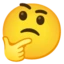 Thinking Face emoji on Android