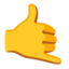 Call Me Hand emoji, Google design