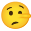 Download Lying Face emoji, Google style