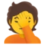 Person Facepalming emoji, Google design