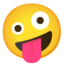 Zany Face emoji, Google design