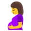 Pregnant Woman emoji, Google design
