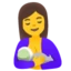 Breast-feeding emoji, Google design