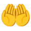 Palms Up Together emoji on Android