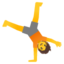 Person Cartwheeling emoji, Google design