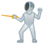 Download Person Fencing emoji, Google style