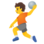 Download Person Playing Handball emoji, Google style