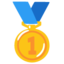 Download 1st Place Medal emoji, Google style