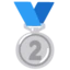 2nd Place Medal emoji on Android