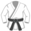 Download Martial Arts Uniform emoji, Google style