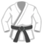 Martial Arts Uniform emoji on Android