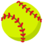 Softball emoji, Google design