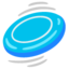 Flying Disc emoji, Google design