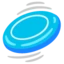 Flying Disc emoji on Android