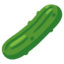 Cucumber emoji, Google design