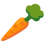 Carrot emoji on Android