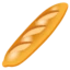Baguette Bread emoji on Android