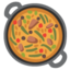 Download Shallow Pan of Food emoji, Google style