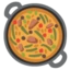 Shallow Pan of Food emoji on Android