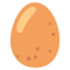Egg emoji, Google design
