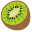 Kiwi Fruit emoji, Google design