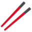 Chopsticks emoji, Google design