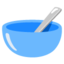 Download Bowl with Spoon emoji, Google style