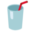 Download Cup with Straw emoji, Google style