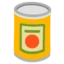 Canned Food emoji on Android