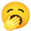 Download Yawning Face emoji, Google style