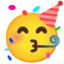 Partying Face emoji on Android