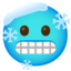 Cold Face emoji, Google design