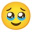 Download Face Holding Back Tears emoji, Google style
