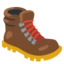 Hiking Boot emoji on Android