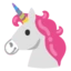 Unicorn emoji on Android