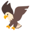 Eagle emoji on Android