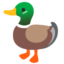 Duck emoji, Google design